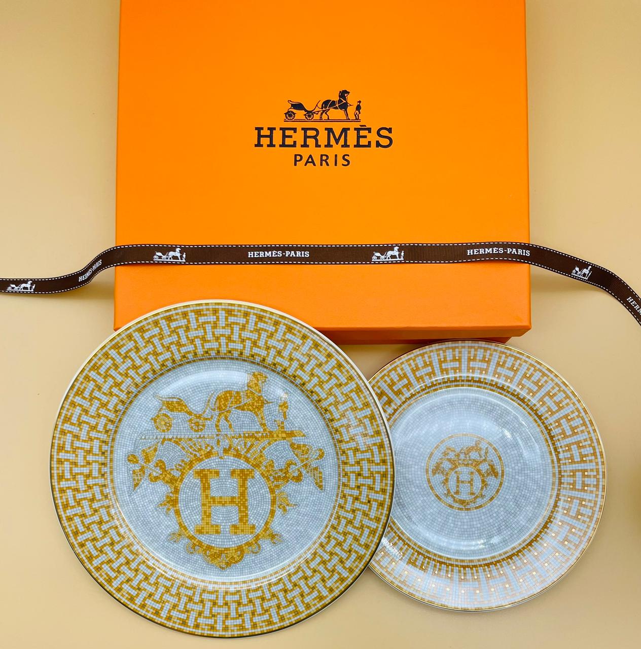 Round plates set of two from Hermes